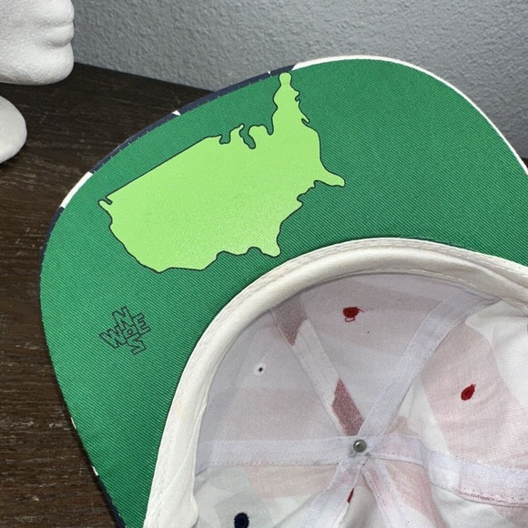 Kenworth Trucks 1994 Patch Hat USA Flag Stars All Over Logo Snapback Global Caps - Picture 8 of 9